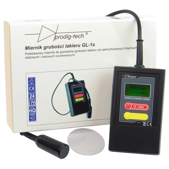 PRODIG-TECH GL-1s Paint Thickness Gauge Black