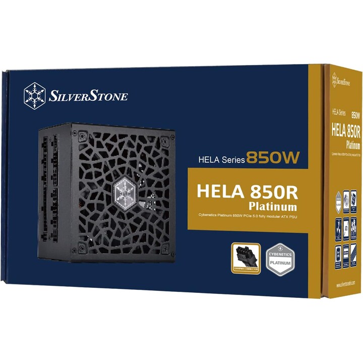 SilverStone SST-HA850R-PM - Cybenetics Platinum, modular, ATX 3.0 - 850 Watt