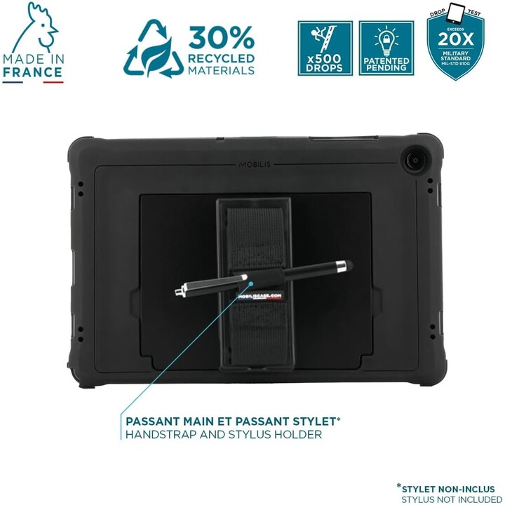 Capa+alça de mão 360° galaxy tab a9+