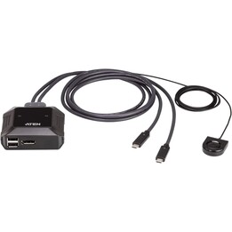 ATEN US3312 2P USB-C 4K DP KVM Switch