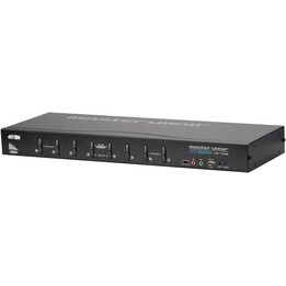 Aten Switch Kvm Dvi/audio Usb De 8 Puertos