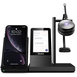 Yealink WH66 Mono Teams Persönliches Audio-Konferenzsystem Kabellos Kopfband Büro/Callcenter USB Typ-A Bluetooth Ladestation Sch