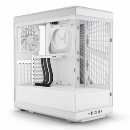 Midi-Tower Hyte Y40, vetro temperato - Bianco neve