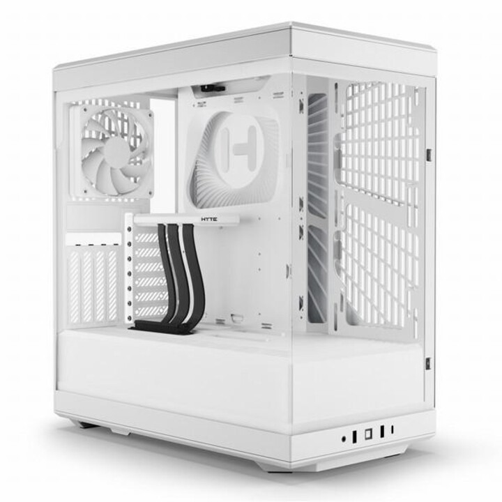 Midi-Tower Hyte Y40, vetro temperato - Bianco neve