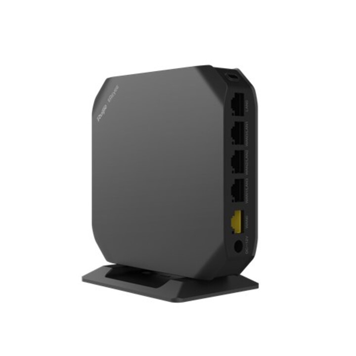 Ruijie Networks RG-EG105GW(T) router inalámbrico Gigabit Ethernet Doble banda (2,4 GHz / 5 GHz) Negro