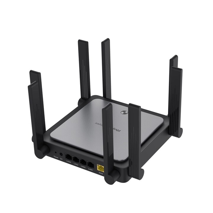 Ruijie Networks RG-EW3200GX PRO wireless router Gigabit Ethernet Dual band (2.4 GHz / 5 GHz) Black