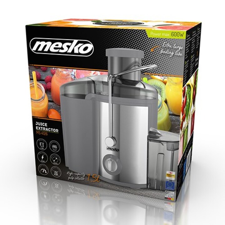 Espremedor Adler MS 4126 Espremedor elétrico de tomate Aço inoxidável 600 W