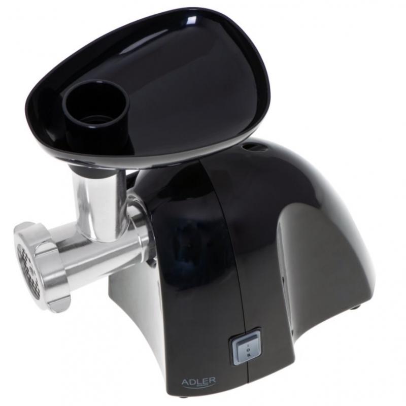Adler | Meat mincer | AD 4811 | Black | 600 W | Number of speeds 1 | Throughput (kg/min) 1.8 | 3 replaceable sieves: 3mm for gri