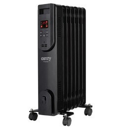 Riscaldatore elettrico a olio con telecomando CAMRY CR 7812, 7 alette, 1500 W Nero