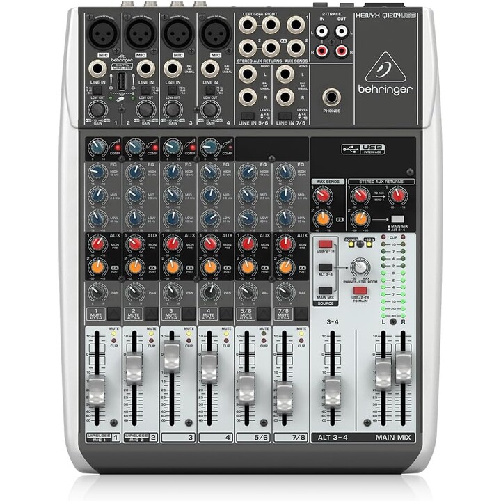 Behringer Q1204USB - Audio Mixer