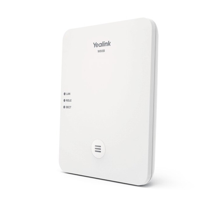 Stazione base DECT Yealink W80B Bianca