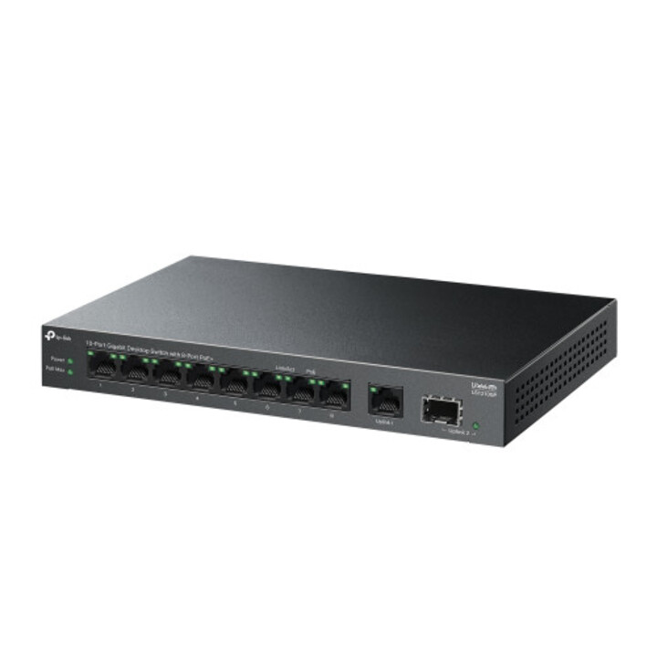 TP-LINK LS1210GP Unmanaged Gigabit-Ethernet-Switch PoE Schwarz