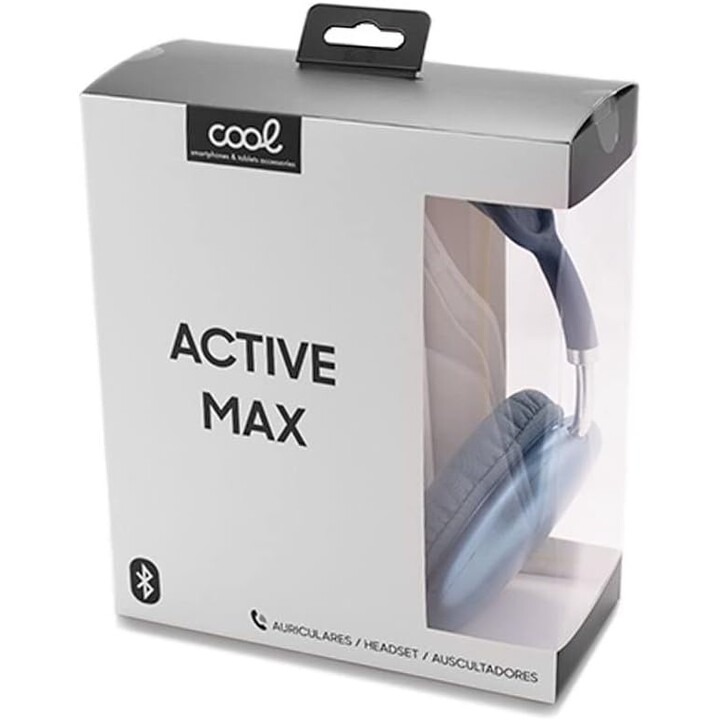 Cool Active Max cuffie stereo Bluetooth blu