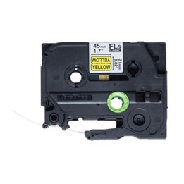 Brother FLE6511 etichette a bandierina gialle in poliestere 21 x 45 mm