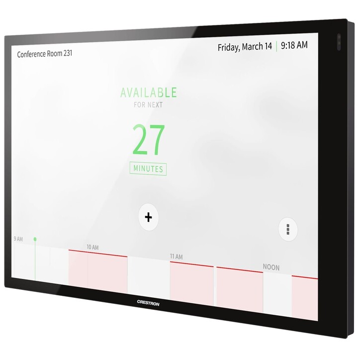Crestron 10,1 po. Écran tactile mural, noir lisse (tsw-1070-bs) 6510814