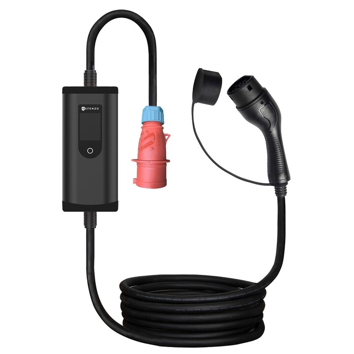 Defenzo ToGo AC11 caricatore mobile per auto elettrica 11 kW nero