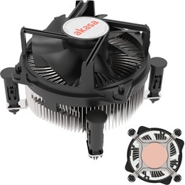 Akasa AK-CC6606BP01 Disipador de CPU de perfil bajo Socket LGA 1700 63,2mm de Altura