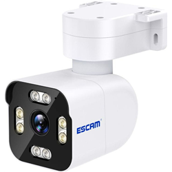 Escam PT303 3MP HD Wifi Visión nocturna Blanco - Cámara de vigilancia IP