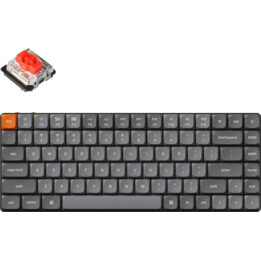 Keychron K3 Max Slim Iso-Es Perfil Bajo Óptico Rojo Inalámbrico