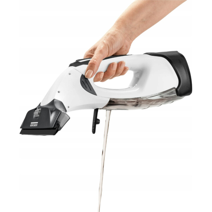 Karcher WV 5 Plus N, Window and Shower Mirror Cleaner 100ml with Streak-Free Suction Technology for Home Care, White