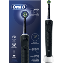 Oral-B | D103 Vitality Pro | Electric Toothbrush | Rechargeable | For adults | ml | Number of heads | Black | Number of brush he