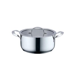 HAEGER Inox Pot 18H casserole à manche en acier inoxydable 18 cm