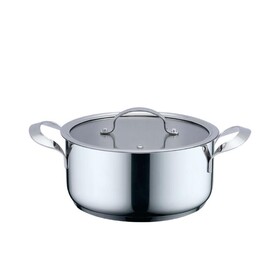 Inox-Topf 20h 20 cm Bratpfanne