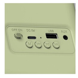 HAEGER RB-GRE.001A Rádio portátil Bluetooth retro verde