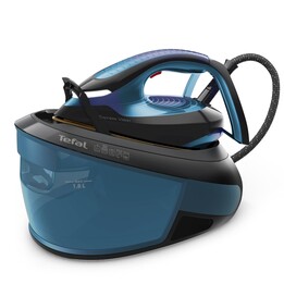 Tefal Express Vision SV8151 2800 W 1,8 L Piastra Durilium AirGlide Autoclean Blu, Nero