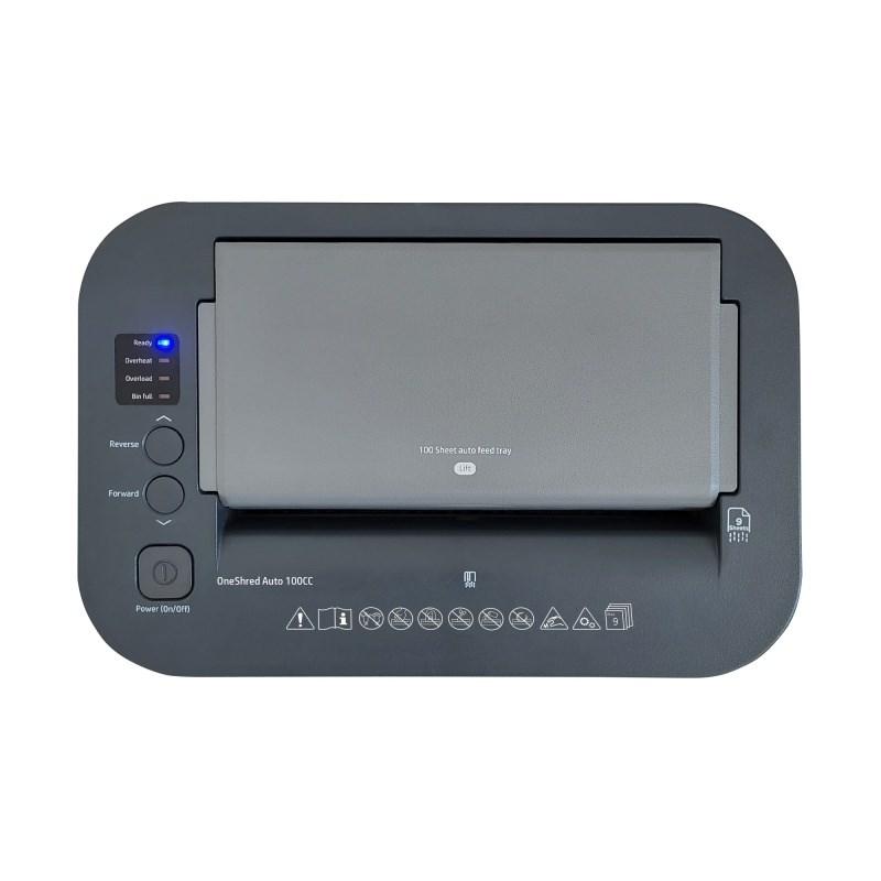 HP ONESHRED Auto Shredder 100CC blanco/gris