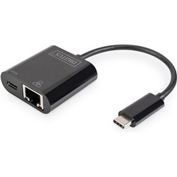 Adaptateur Ethernet Gigabit USB-Type-C Digitus DN-3027