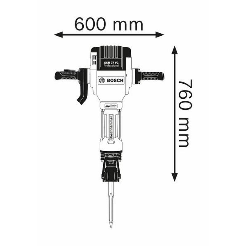 Bosch 0 611 30A 000 rotary hammers 2000 W