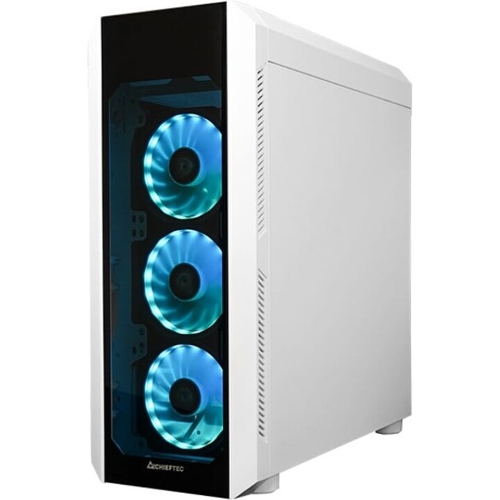 Custodia per computer Chieftec GL-03W-OP Midi Tower Bianco