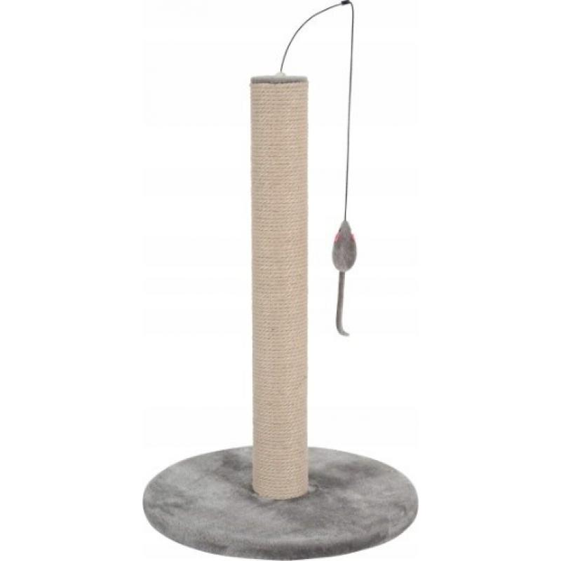 Zolux Poste rascador para gatos con juguete 63 cm - gris
