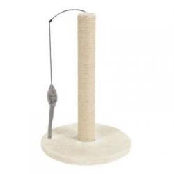 Zolux Poste rascador para gatos con juguete 63 cm - beige