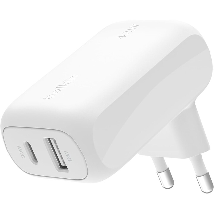 BELKIN DOUBLE WALL CHARGER USB-C USB-A 42W