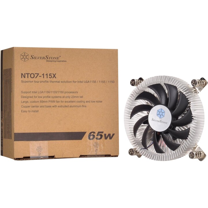 SilverStone Nitrogon SST-NT07-115X Low Profile CPU-Cooler