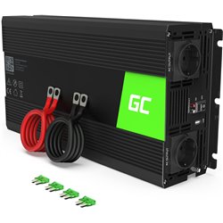 VOLTAGE CONVERTER INVERTER Green Cell 12V -&gt; 230V 1500W/3000W MODIFIED SINE WAVE INV25