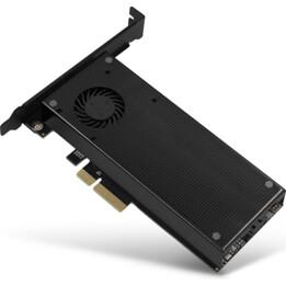 Axagon PCEM2-DC PCI-E x4 to M.2 NVMe adapter with cooling