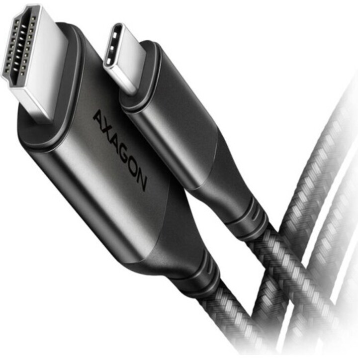 AXAGON RVC-HI2MC USB-C to HDMI 2.0 Adapter, 4K/60Hz, Aluminum - 1.8m