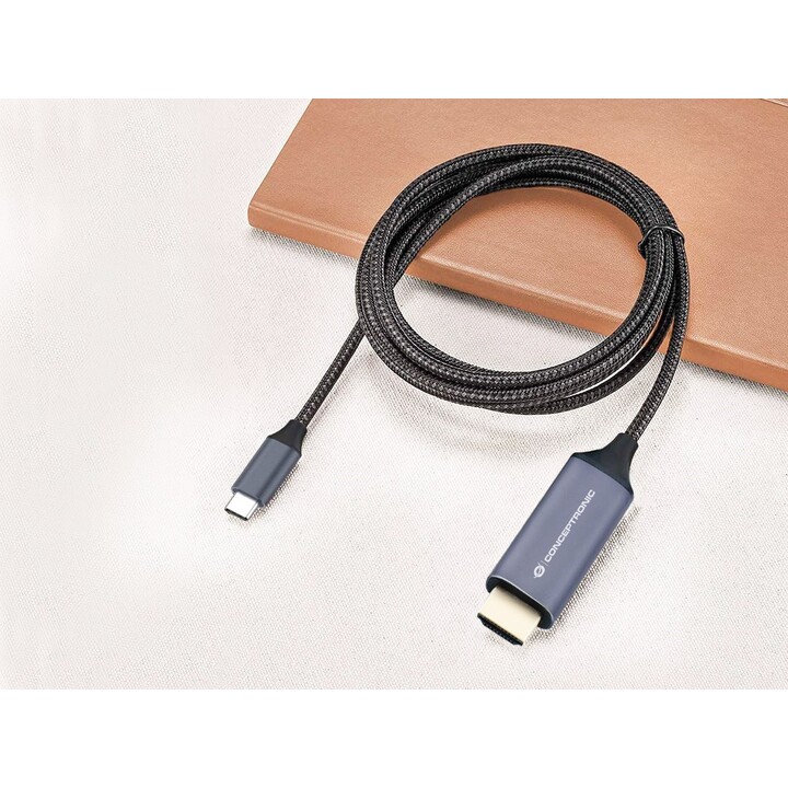 ADAPTADOR CONCEPTRONIC USB-C - HDMI CABLE 2M 4K 60