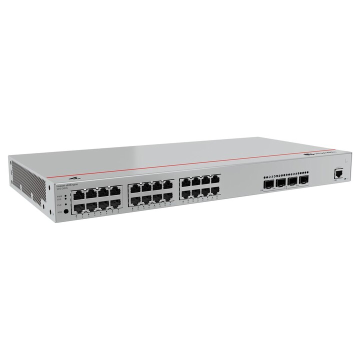 Switch Huawei S310-24p4s (24*ge puertos, 4*ge puertos SFP, Poe+, alimentación de CA)