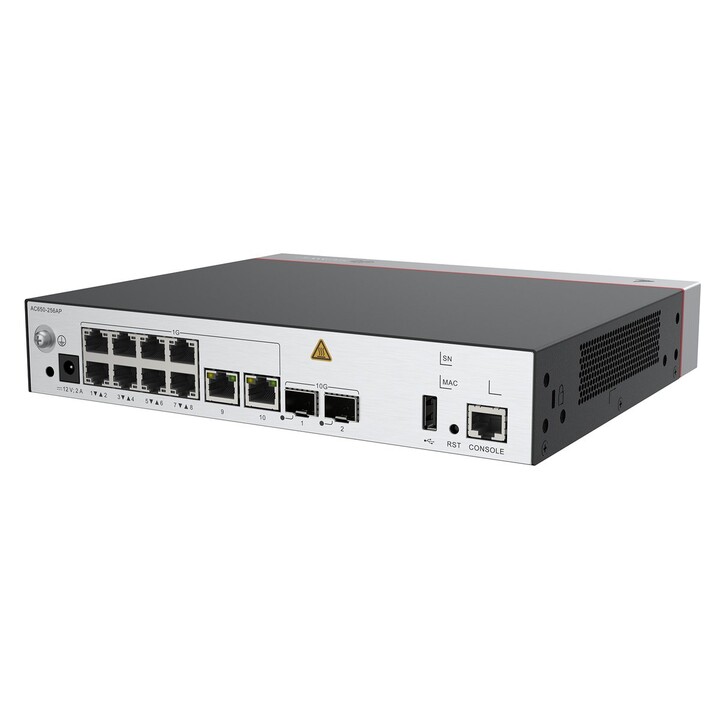Huawei AP Controller Ac650-256ap Mainframe (10 portas * ge, 2 * 10ge Sfp + portas, com o adaptador Ac / dc)