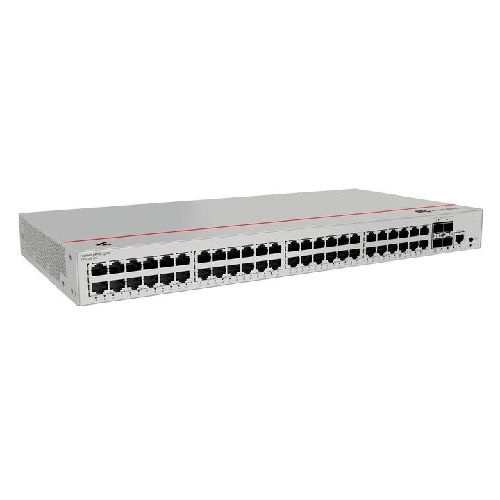 Huawei Switch S310-48p4x (48 porte GE (380 W Poe+), 4 porte SFP+ 10 GE, alimentazione CA integrata)