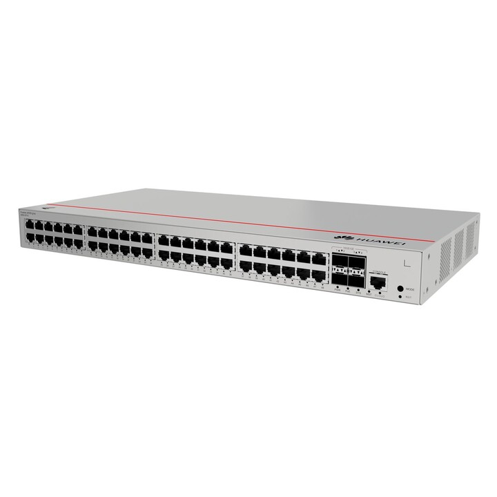 Huawei Switch S310-48p4x (48 porte GE (380 W Poe+), 4 porte SFP+ 10 GE, alimentazione CA integrata)