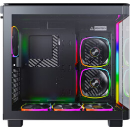 Montech KING 95 PRO Midi-Tower, vetro temperato, ARGB - nero
