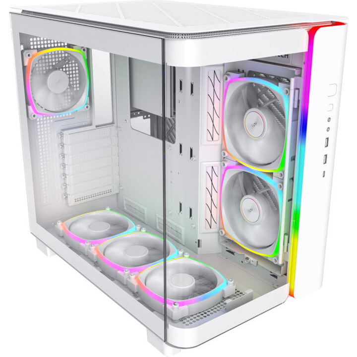 Montech KING 95 PRO Midi-Tower, Vidrio Templado, ARGB - blanco