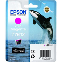 Epson Cartucho Original T7603 Magenta Vivo 