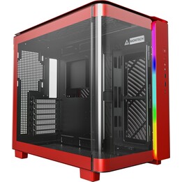 Montech KING 95 PRO Midi-Tower, Verre trempé , ARGB - red
