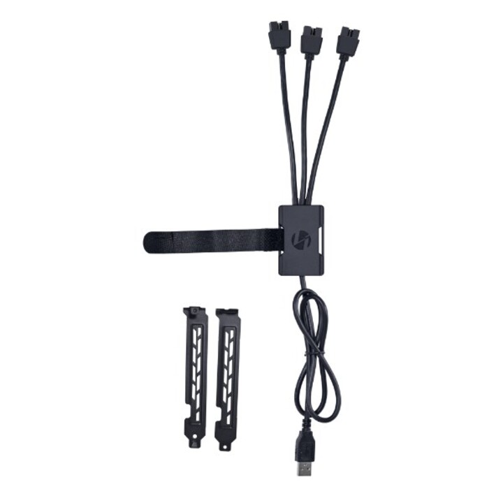Lian Li PW-U2TPAB USB Hub - Schwarz